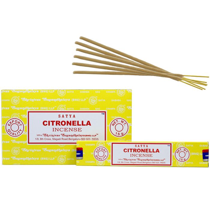 1 pack Satya Perfumed Incense Sticks - Citronella