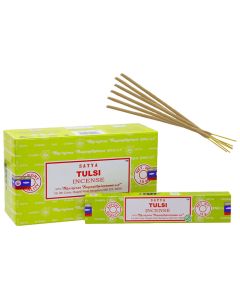 1 pack Satya Perfumed Incense Sticks - Tulsi