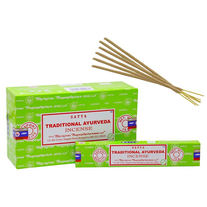 1 pack Satya Perfumed Incense Sticks - Traditional Ayurveda