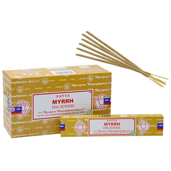 1 pack Satya Perfumed Incense Sticks - Myrrh