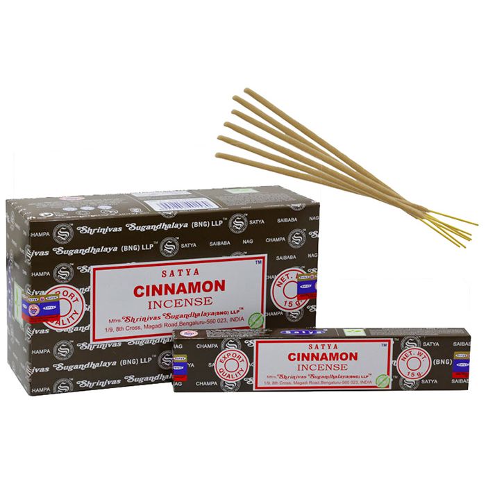 1 pack Satya Perfumed Incense Sticks - Cinnamon