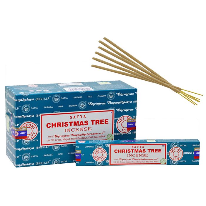 1 pack Satya Perfumed Incense Sticks - ChristmasTree