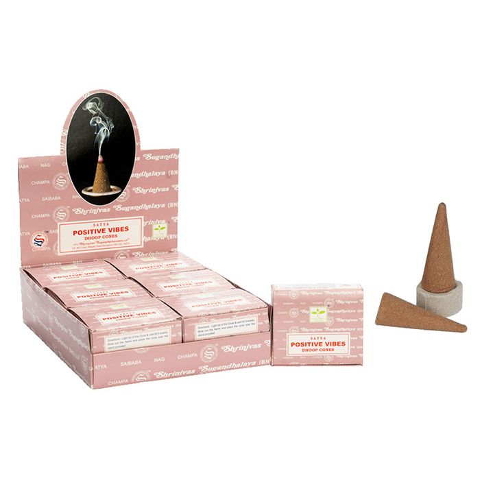 1pc Satya Perfumed Dhoop Cone - PositiveVibes