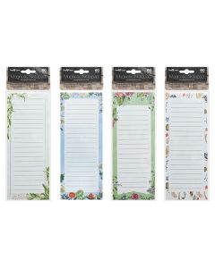 1pack Magnetic Notepads 60x Sheets (4x Assorted)
