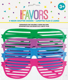 1pack 4 Neon Shutter Shades