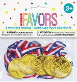 1pack 5pcs Winner Medals