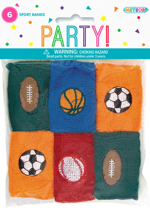 86968 - 6 Sport Wrist Bands