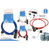 1pce Bike Cable Lock-1M-3 Assorted Colors