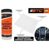 25pc Multipurpose Surface Cleaning Wipes