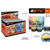 1pce Synthetic Chamois-43x32cm (4 colour)