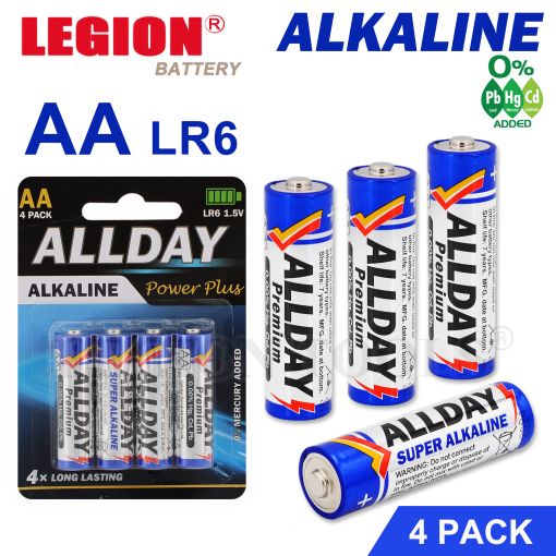 AA Size Alkaline Batteries – 4Pcs - 1Pack