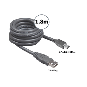 USB A Male – 5-Pin Mini-B