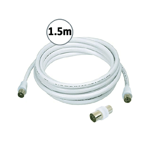 1.5m Coaxial Cable with Adaptor