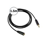 Stereo Plug to Socket Cable 1.5M