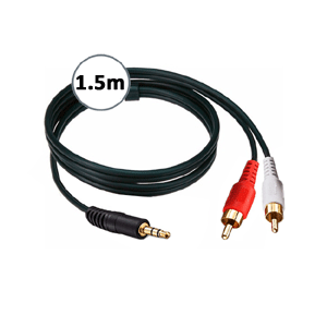 3.5mm S/Plug to 2RCA Plug