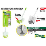 1pce Suction Kitchen Brush