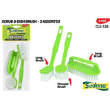 1pack with 3pce Cleaning Brush set