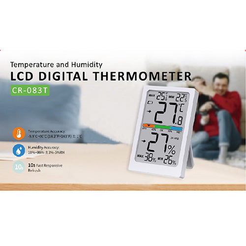 LCD Digital Thermometer and Humidity Monitor