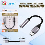 Type-C To 3.5mm Earphone Jack Adaptor