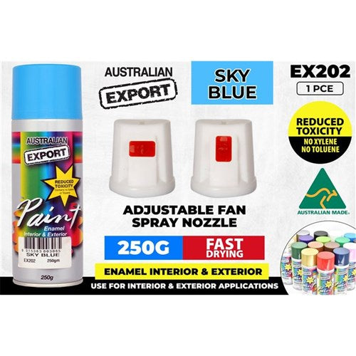 Spray Paint Sky Blue Export 250gm