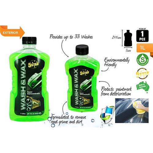 1pce Wash & Wax 1L