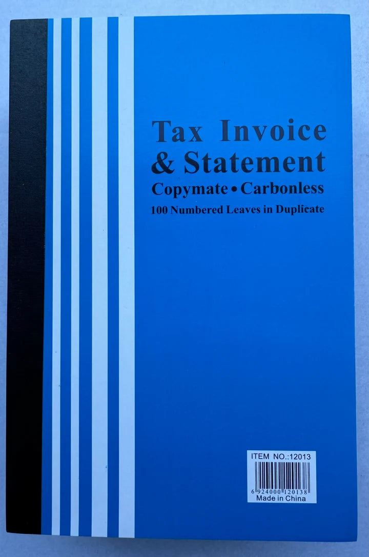 DUPLICATE TAX INVOICE 100PG A5 SIZE