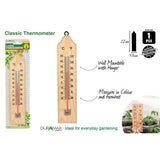 1pce Wooden Thermometer 22x5cm