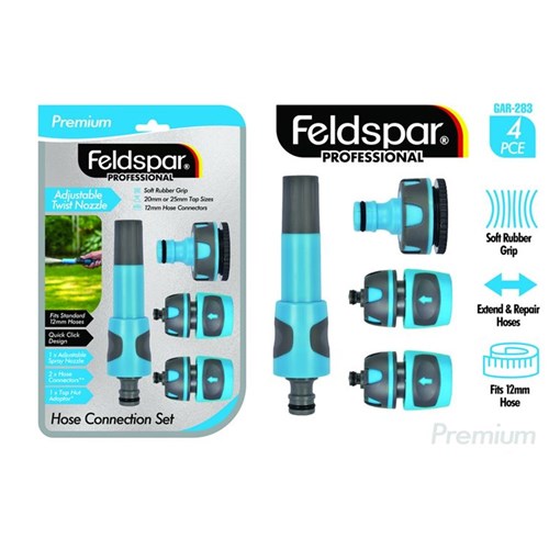 4pce Hose Connector Set 3/4-1 Fittings