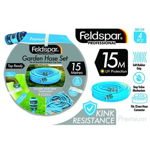 1pack Garden Hose Set w/Fittings-15M Hose