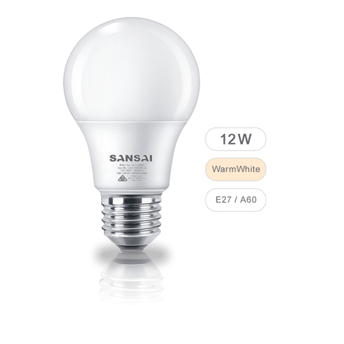 12W LED LIGHT BULB WARM WHITE
