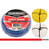 1pce Polly Rope-4mmx20M-3 Col-MultiUse