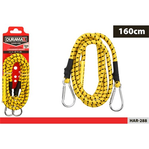 1pc H/D Bungee Cord W/CarabinerHook160cm