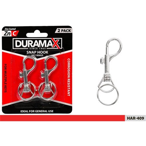2pce Snaphook Key Rings