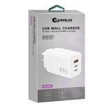 USB A+C+C WALL Charger- 65W
