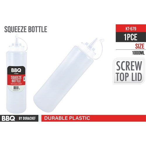 1pc Plastic Squeeze Bottle 1000ml