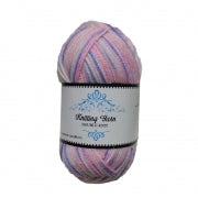 KNITTING YARN MULTI COLOR PINK/PURPLE/WH 100G