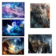 1 Pc CANVAS DIAMOND ART 30X40CM FULL DRILL ASST