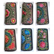 1pc BAG - EMBROIDERY WALLET ASST DESIGNS