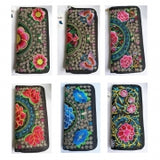1pc BAG - EMBROIDERY WALLET ASST DESIGNS