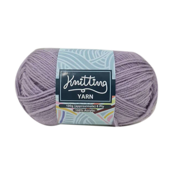 KNITTING YARN 100G LAVENDER