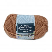 KNITTING YARN 100G RED BROWN