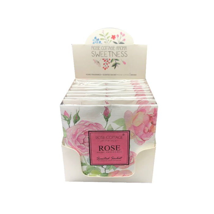 1pc SCENTED SACHET ROSE 11X11CM