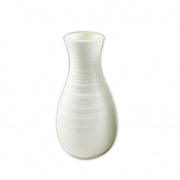 PLASTIC VASE 10.5X20.5CM white