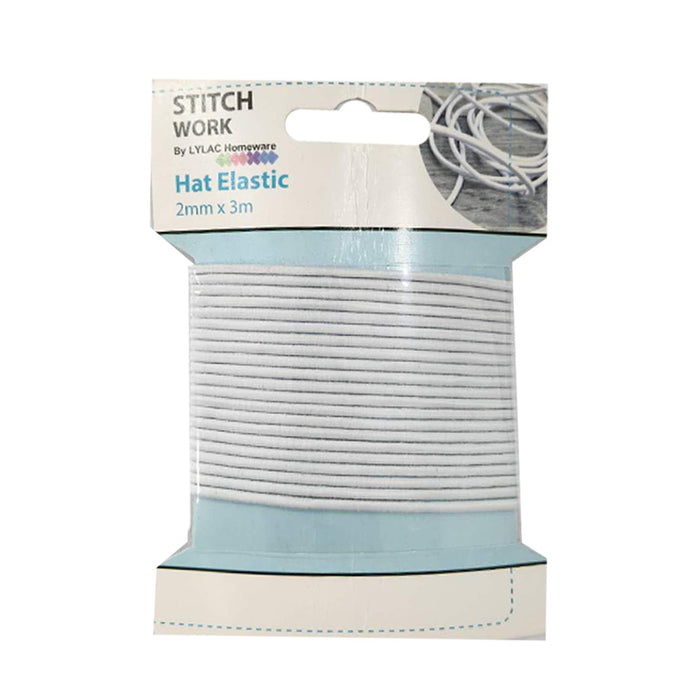 STITCHWORK - ELASTIC BANDS 1mmX3M WHITE