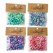 PEARL BEADS GLITTER 40G 1 Pack Asstd Colour