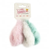 KIDS HAIR BANDS 3PCE FLUFFY