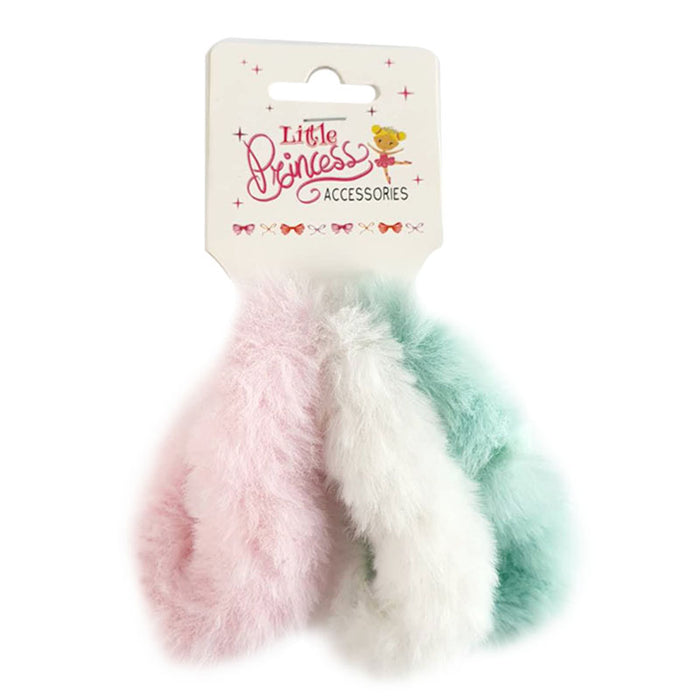1pack KIDS HAIR BANDS 3PCE FLUFFY