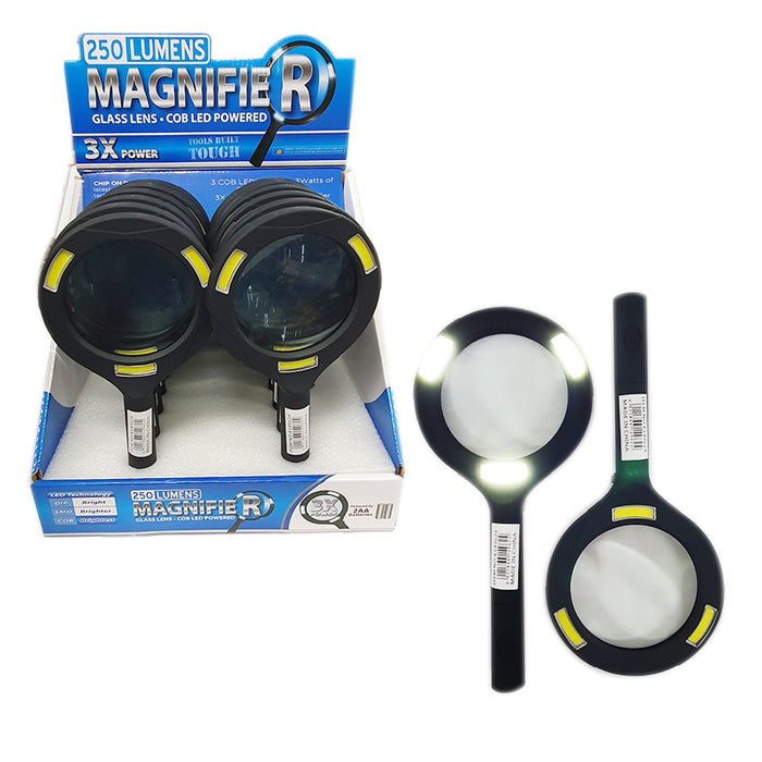 1pc EC - MAGNIFYING GLASSES LED AA B/O