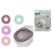 1pc WARM TOILET SEAT COVER ASST COLS