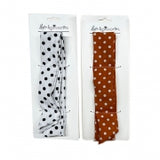 1pc HAIR HEADBAND 2 ASSORTED COLORS W/DOTS